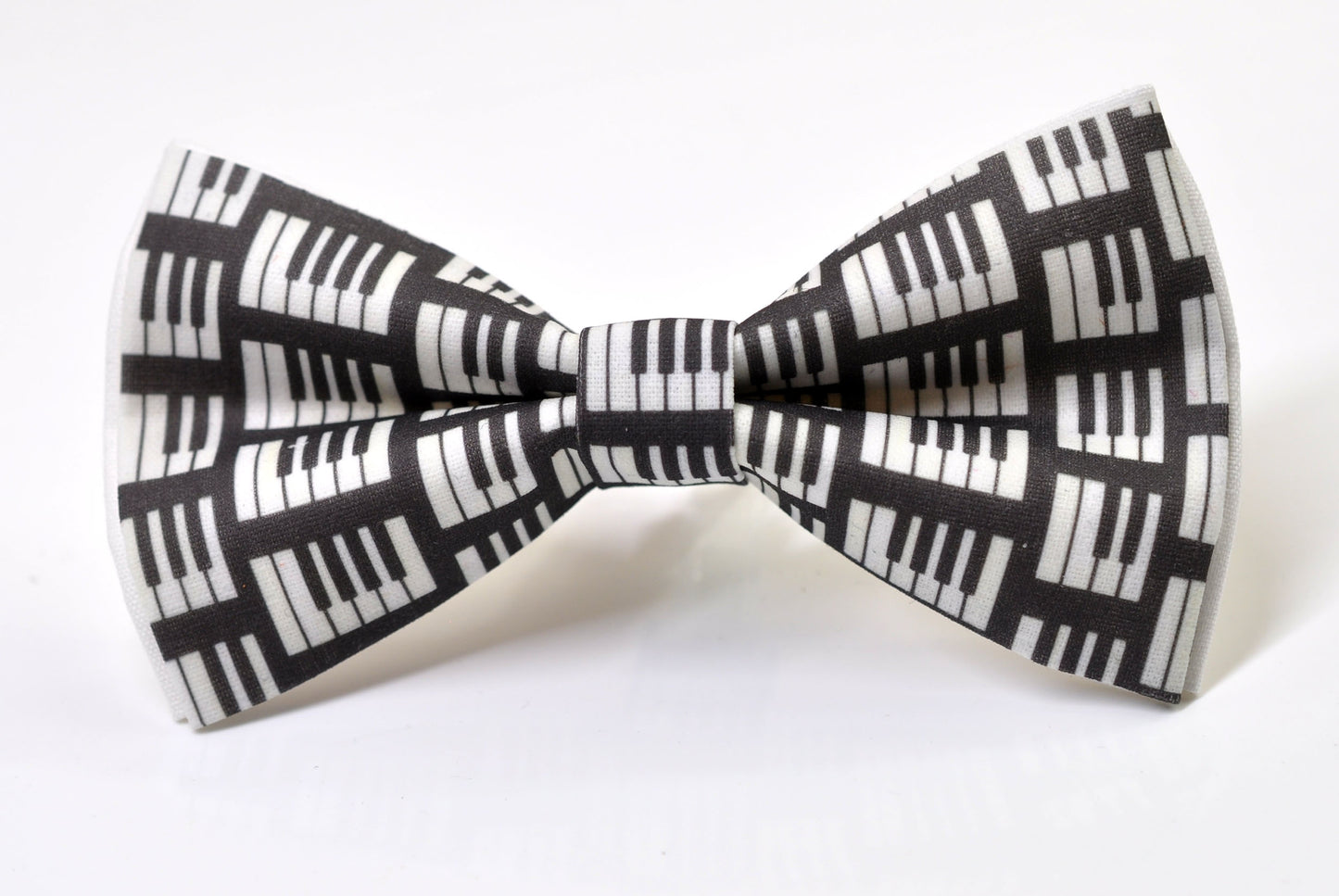 Black White Cotton Music Piano Keyboard Pattern Cotton Bow tie Bowtie for Men Adult / Youth Teenage / Boy Kids / Toddler Baby Infant