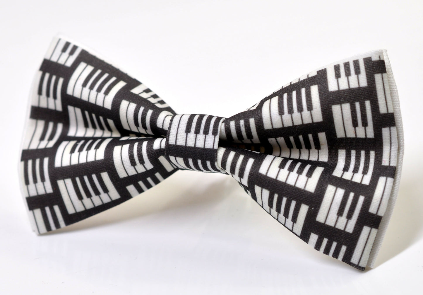 Black White Cotton Music Piano Keyboard Pattern Cotton Bow tie Bowtie for Men Adult / Youth Teenage / Boy Kids / Toddler Baby Infant