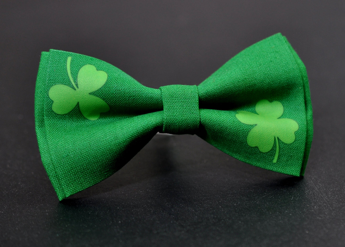 Happy St Patrick’s Day Green Clover Cotton Bow tie Bowtie for Men Adult / Youth Teenage / Boy Kids / Toddler Baby Infant
