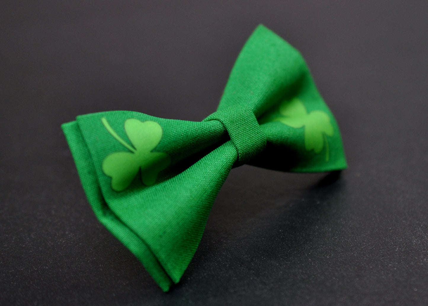 Happy St Patrick’s Day Green Clover Cotton Bow tie Bowtie for Men Adult / Youth Teenage / Boy Kids / Toddler Baby Infant
