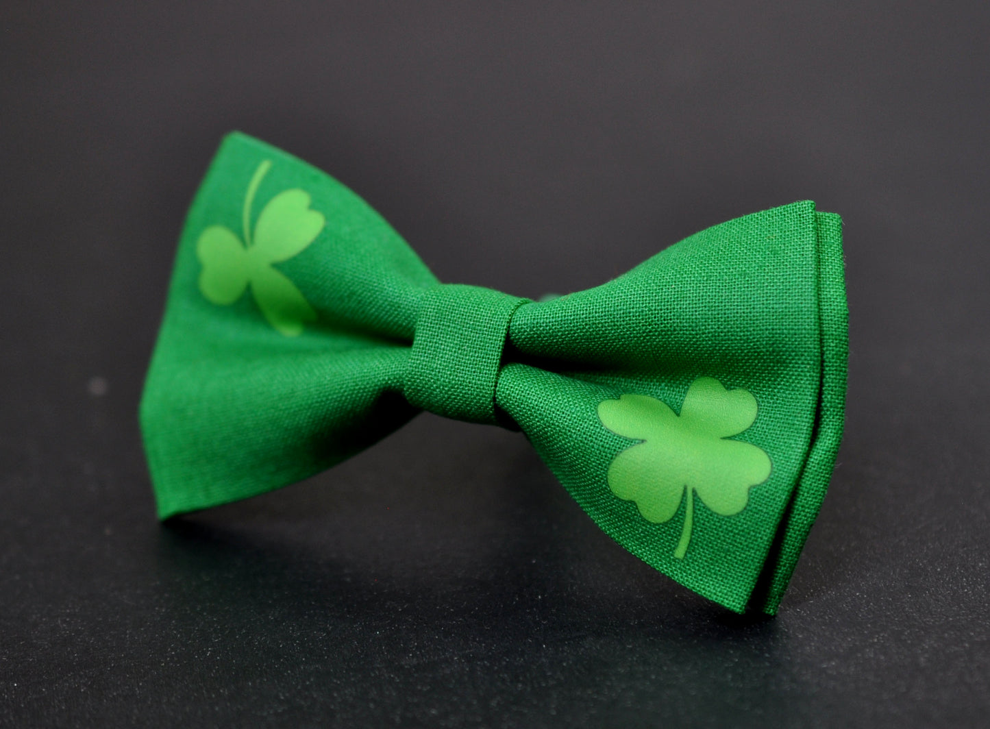 Happy St Patrick’s Day Green Clover Cotton Bow tie Bowtie for Men Adult / Youth Teenage / Boy Kids / Toddler Baby Infant