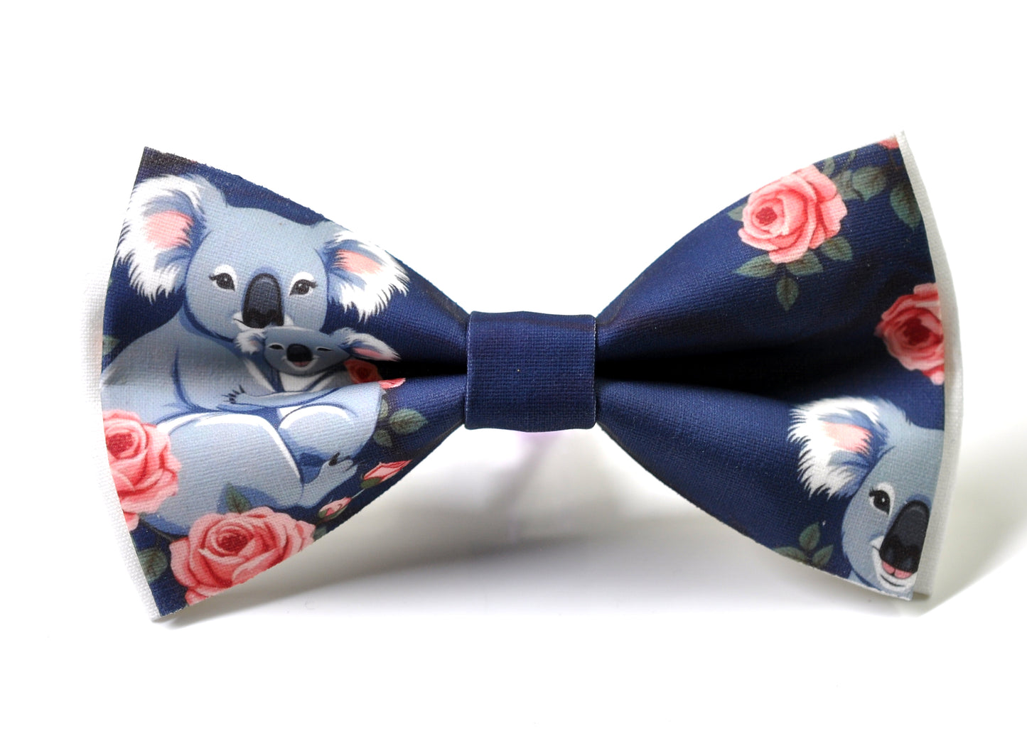 Koala Happy Mothers day Carnations Pattern Cotton Bow tie Bowtie for Men Adult / Youth Teenage / Boy Kids / Toddler Baby Infant