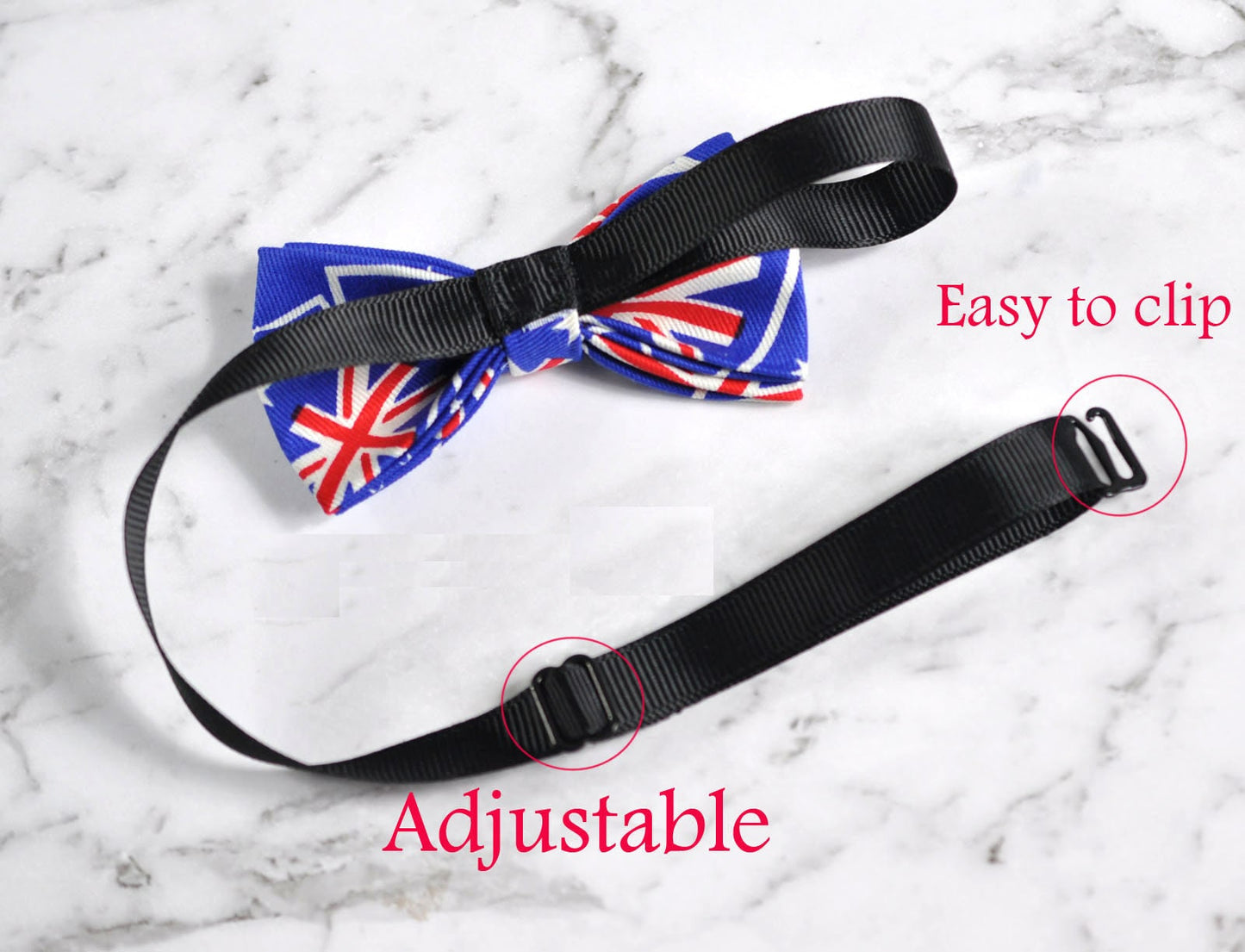 Baby Boy Toddler KIds infant 100% Cotton Hand made Australian Flag Bow Tie Bowtie Aussie Australia Day Fits 1-6 Years old
