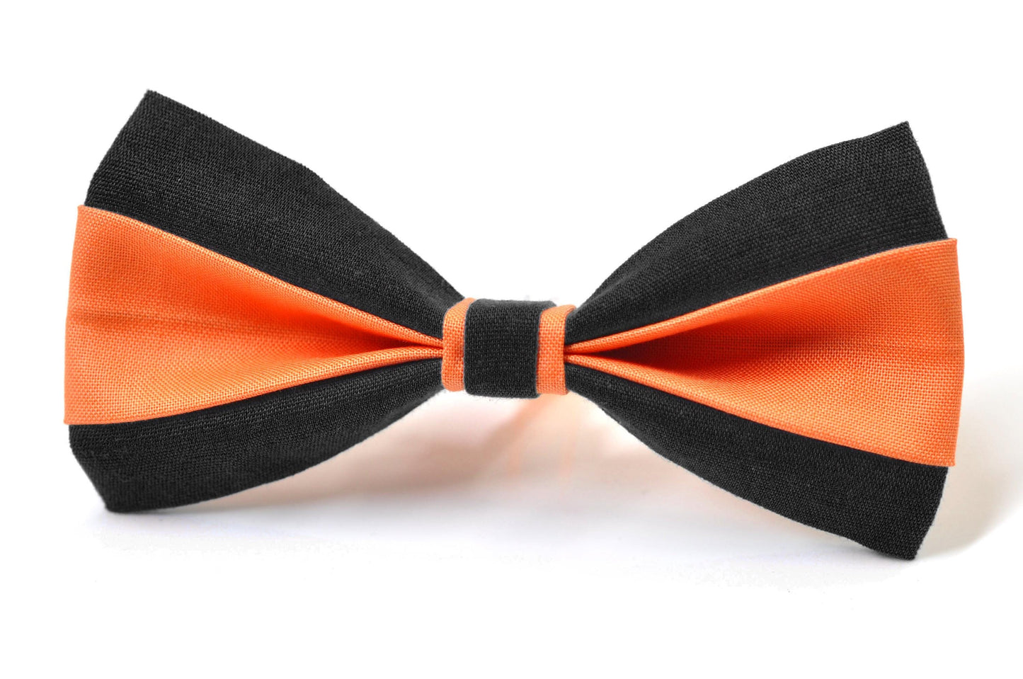 Black Coral Orange Cotton Pre tied Bow tie Bowtie for Men Adult / Youth Teenage / Boy Kids / Baby Infant