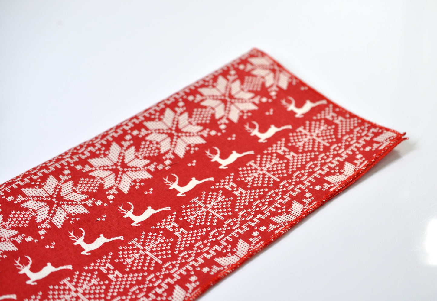Red White Deer Elks ELK Xmas Christmas Cotton Pocket Squares Formal Hanky Handkerchief Men / Youth/ Boy Kids / Baby Infant Toddler