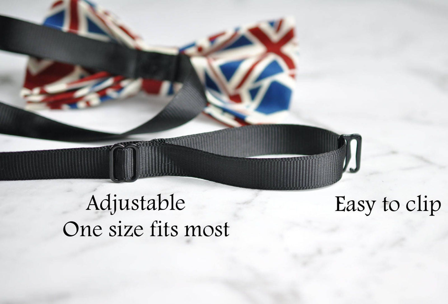 New Men Women 100% Cotton UK UNITED KINGDOM British Flag Hand Made Bow Tie Bowtie