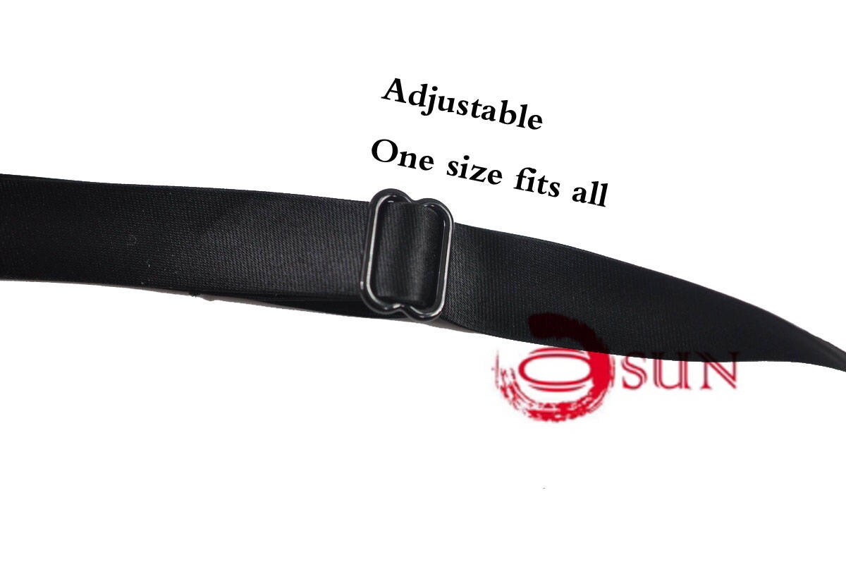 Mens PVC Faux Leather Black Fashion Bright Shining Bow Tie Bowties Wedding Party