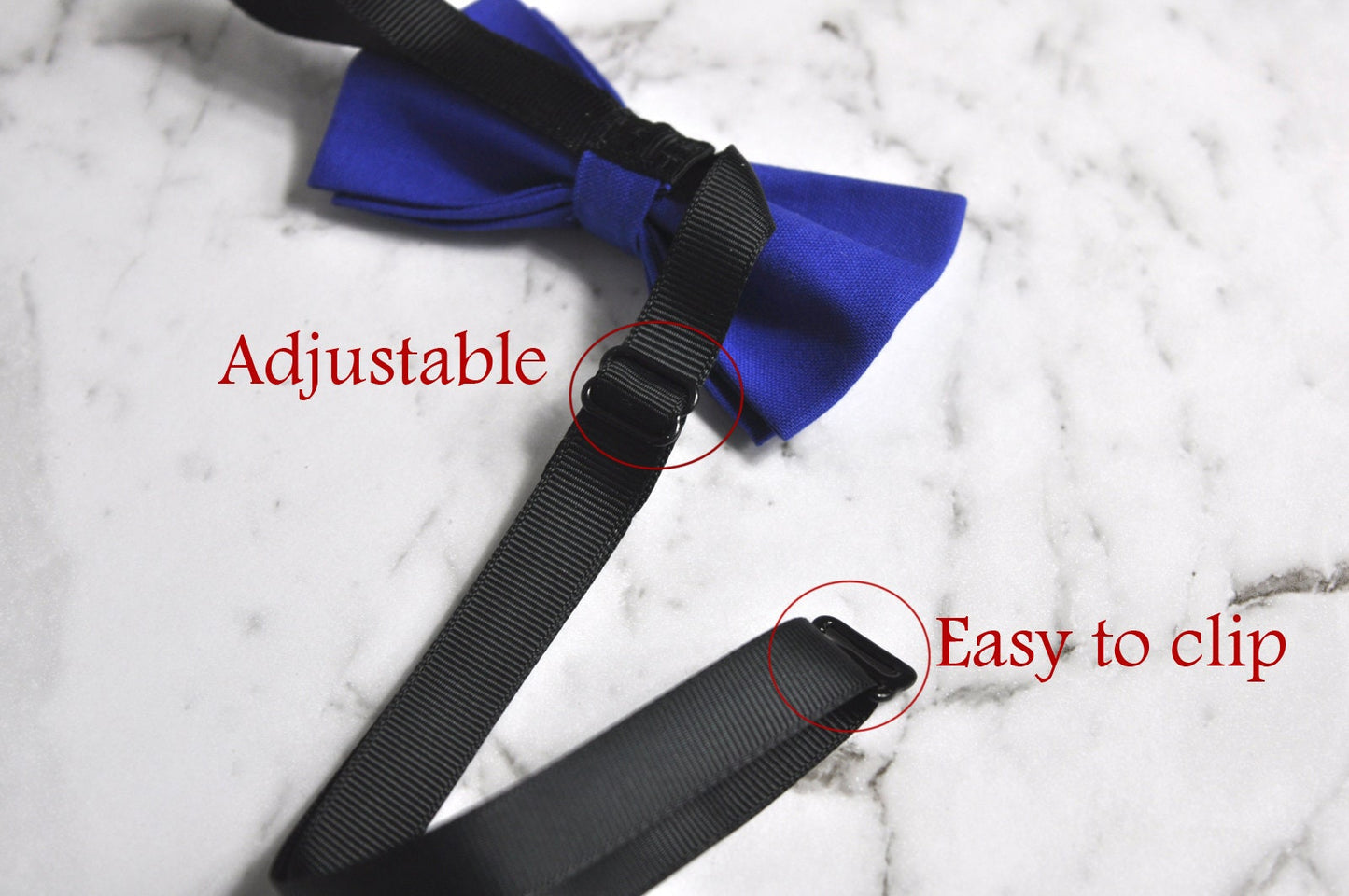 Boy Kids infant 100% Cotton Handmade Page Boy Royal Blue Indigo Bow Tie Bowtie Party Wedding 1-6 Years old