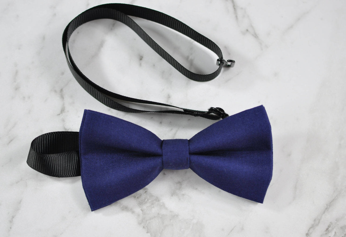 Kids Boys Baby Navy Blue 100% Cotton Bow tie Dark Brown Leather Suspenders Braces Wedding Set Fits 1-8 Years Old
