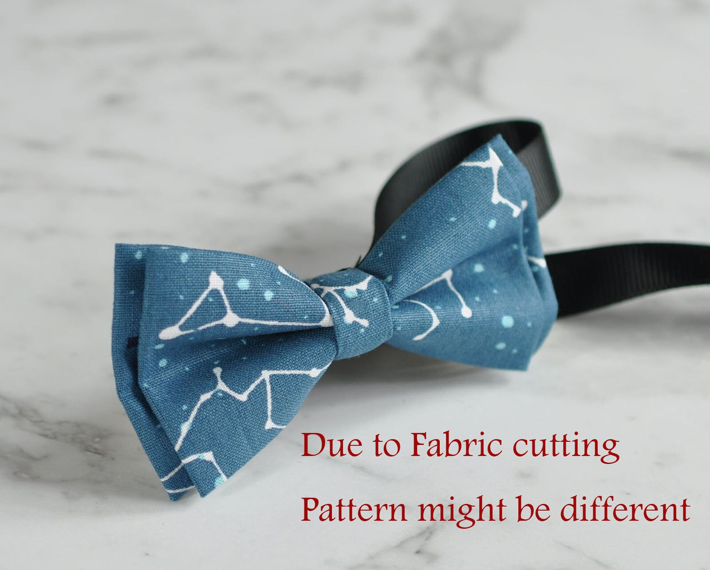 Boy Kids Baby Infant Children Stars Constellation Map Cotton Blue Bow Tie Bowtie 1-6 Years Old Wedding Party