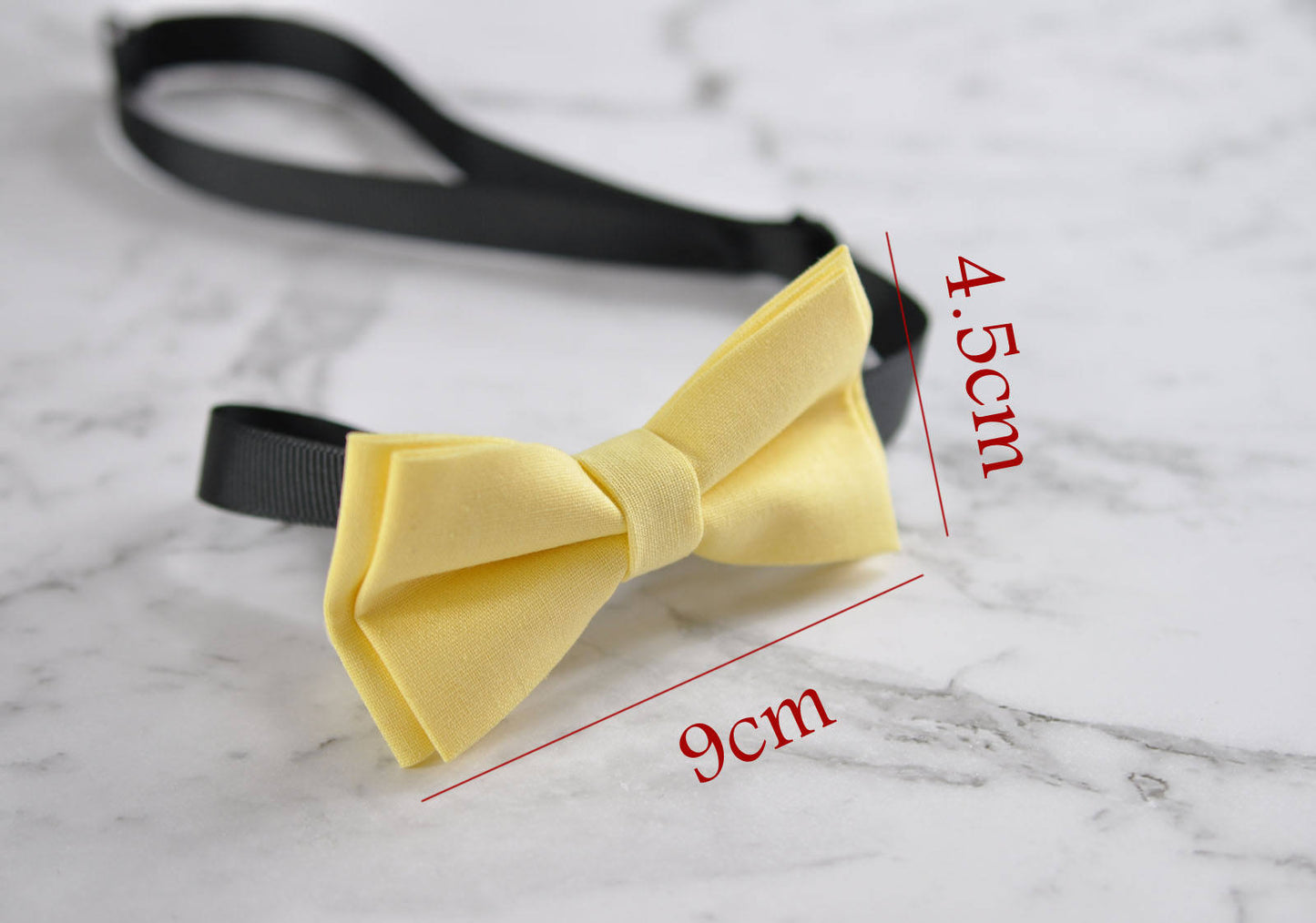 Boy Kids Baby 100% Cotton Baby Yellow Bow Tie Bowtie Party Wedding 1-6 Years Old