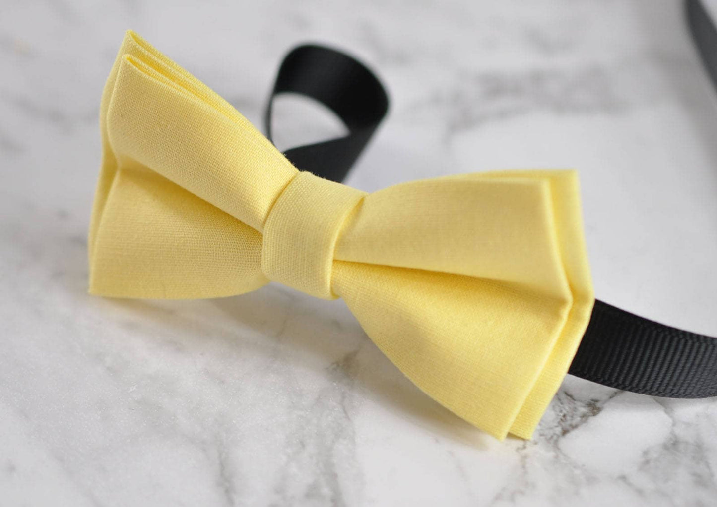 Boy Kids Baby 100% Cotton Baby Yellow Bow Tie Bowtie Party Wedding 1-6 Years Old