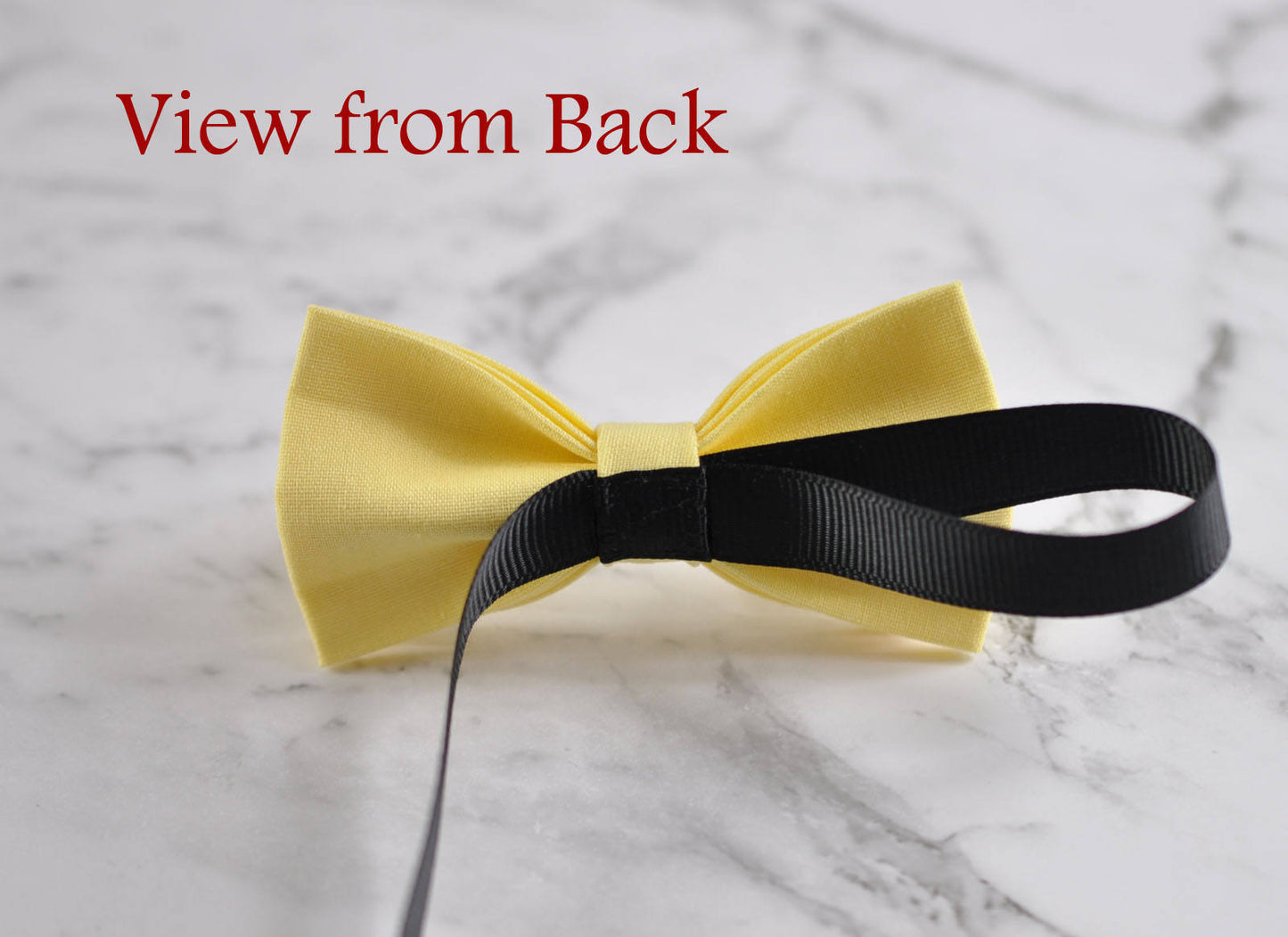 Boy Teenage Kids Cotton Baby Yellow Bow Tie Bowtie Party Wedding 7-14 Years Old