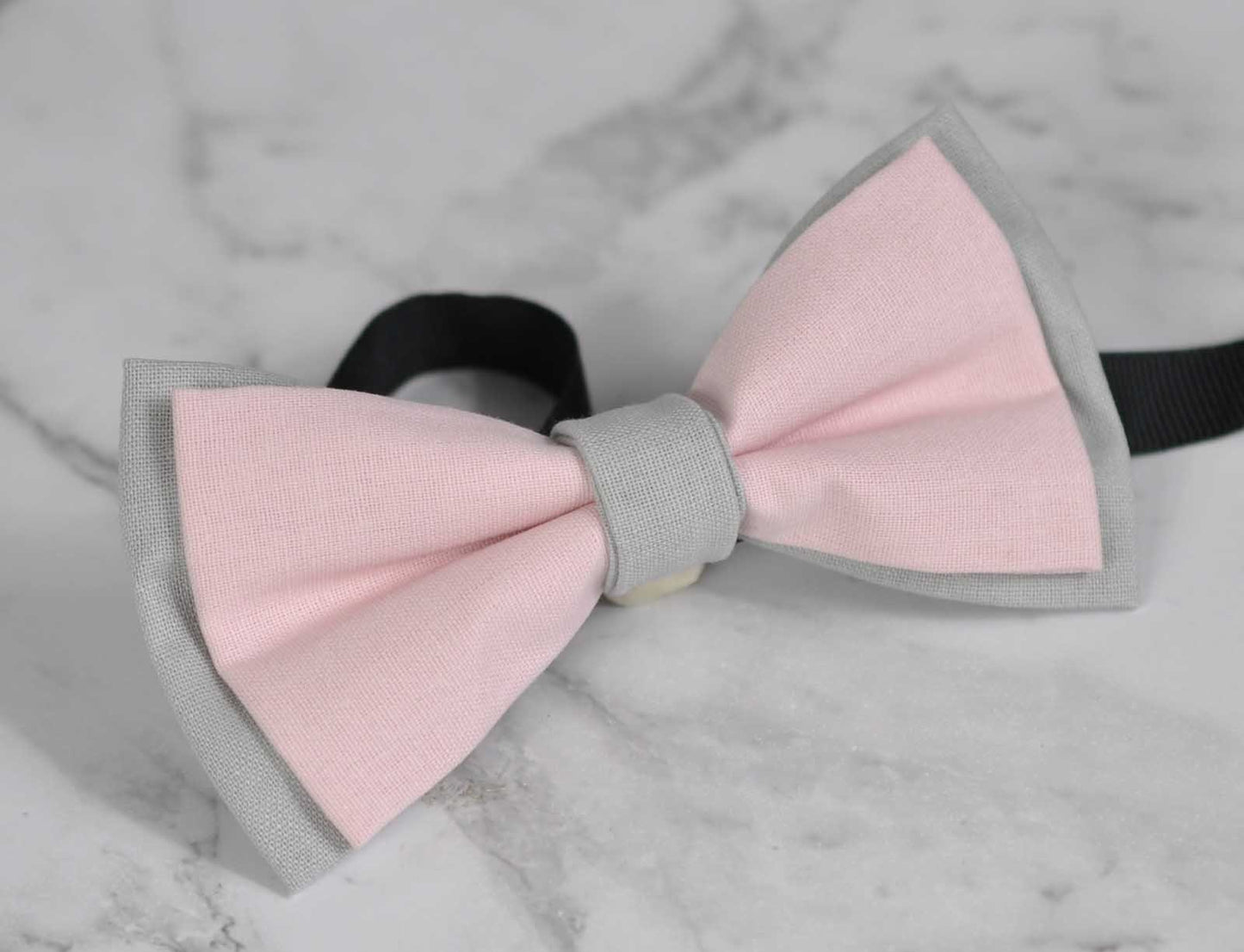 BOYS BABY KIDS Baby Page Boy Grey Braces Suspenders + 100% Cotton Grey and Pink Bow Tie Fits 1-6 Years Old Wedding Party