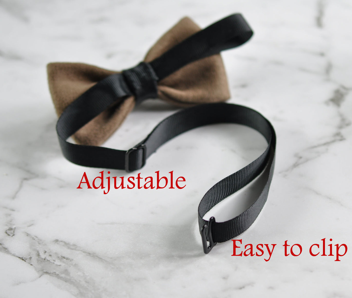 New Baby Boy Kids New Caramel Brown Faux Suede Leather Bow tie Bowtie 1-6 Years Old Wedding Party