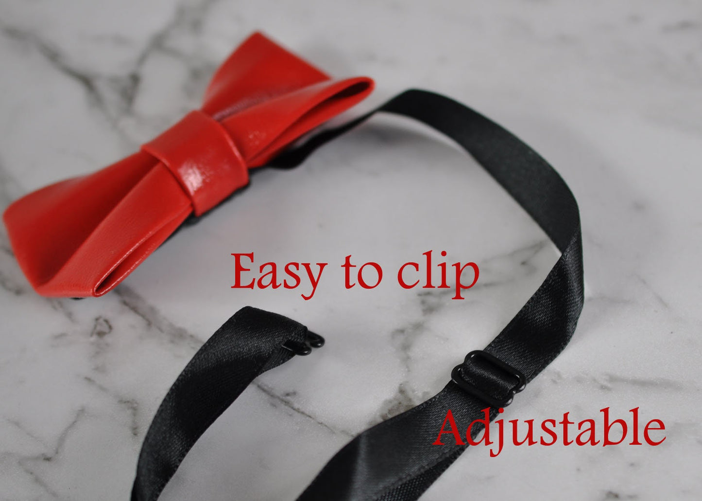 Kids Boys Baby Toddler Red Match Faux Leather Bow tie and Suspenders Braces Wedding Set Fits 1-6 Years Old