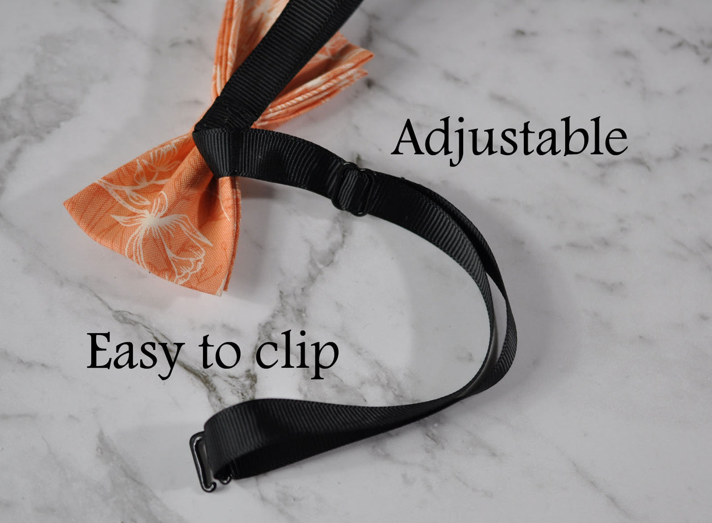 Boy Kids Baby NOUVEAU MEADOW TOILLE Pattern 100% Cotton Easter Orange Peach Bow Tie Bowtie 1-6 Years Old