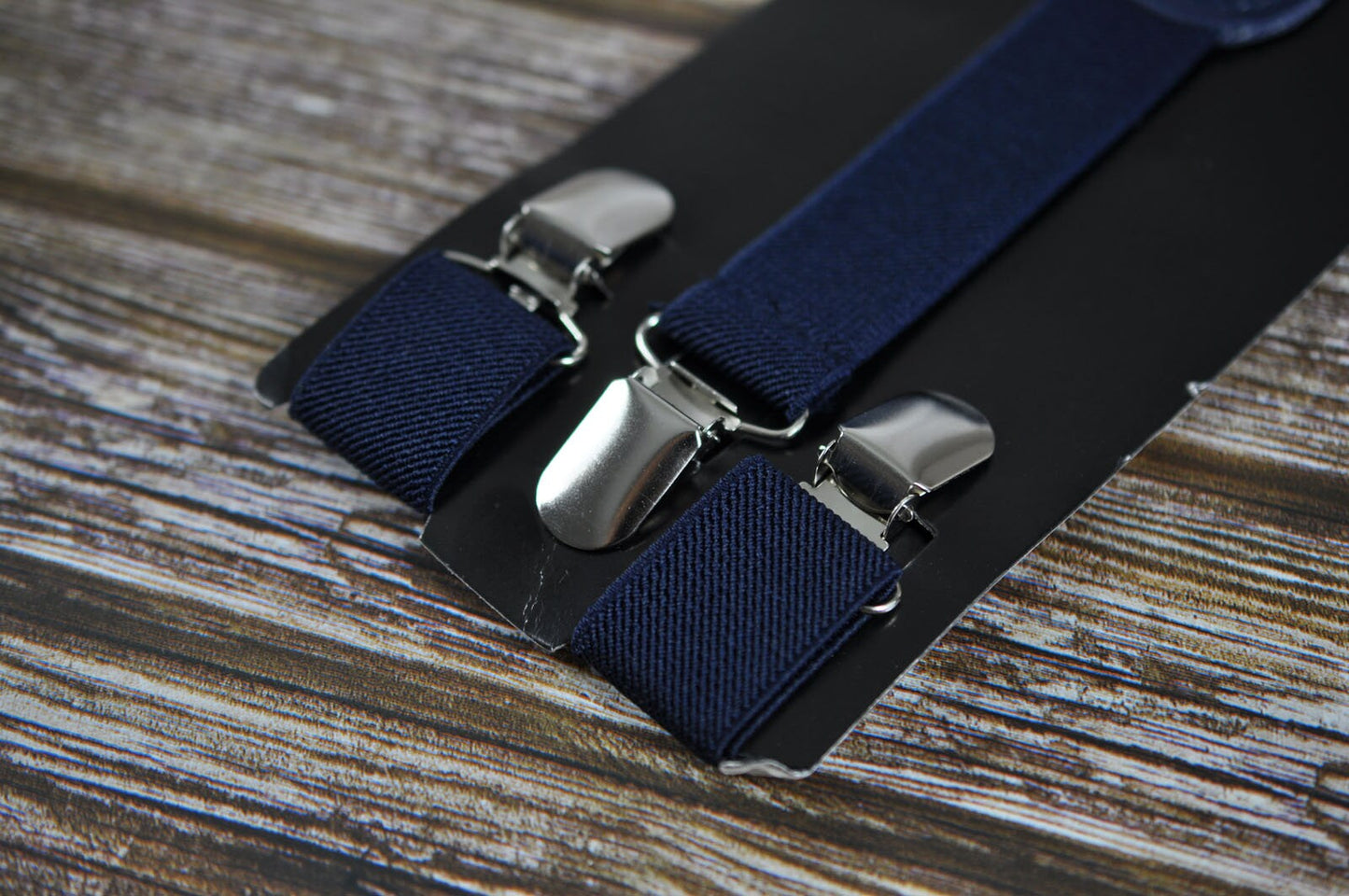 Navy Blue Denim Jeans Bow Tie Bowtie and Elastic Suspenders Braces Sets for Men / Youth / Boy Kids / Baby Infant Toddler