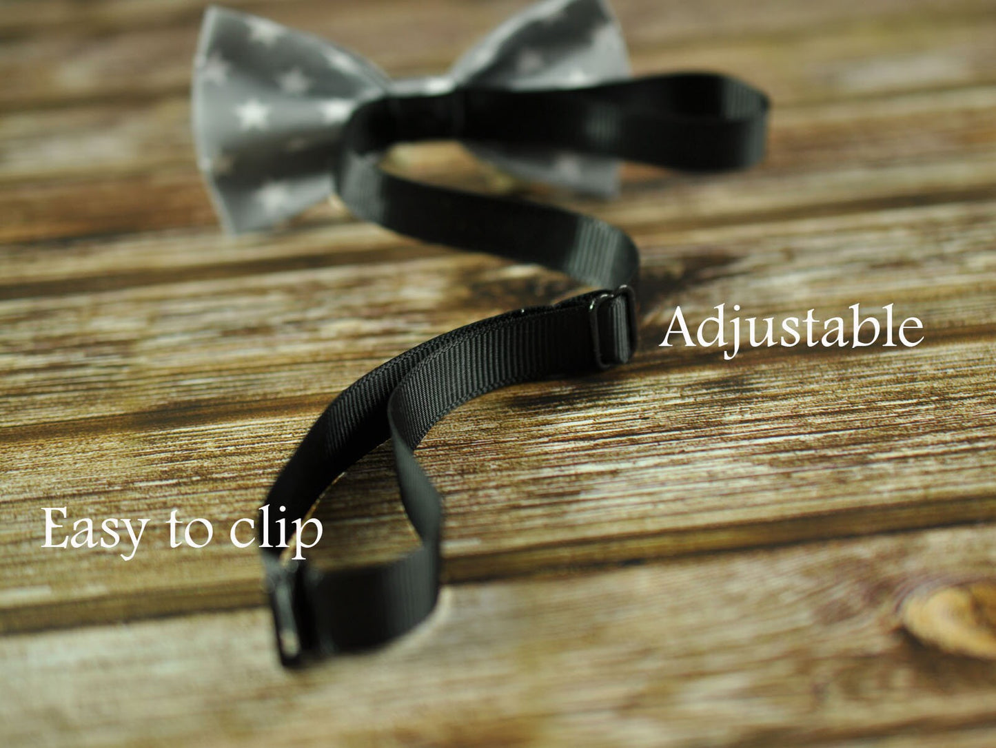 BOY KIDS Baby Infant Light Grey 15mm Skinny Braces Elastic Suspenders + 100% Cotton Grey white Stars Bowtie Bow Ties Fits 1-6 Years Old