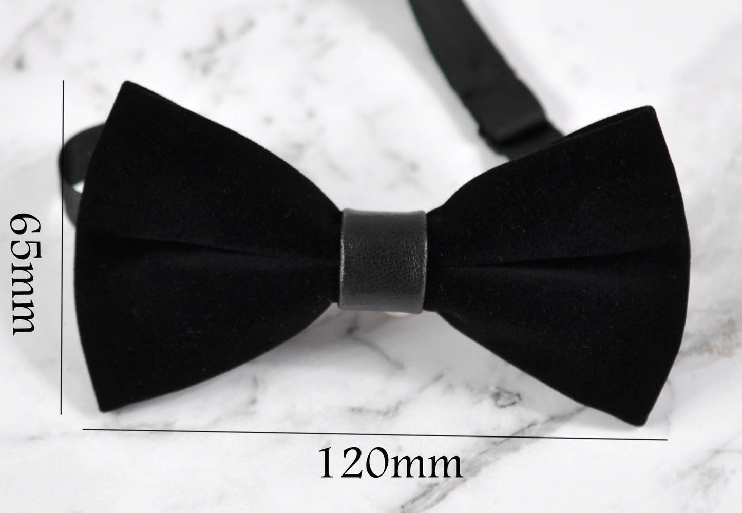 Men Unisex Black Velvet Pretied Bow Tie Bowtie + 35mm Wide Y-Back Black Elastic Suspenders Braces Groome Wedding