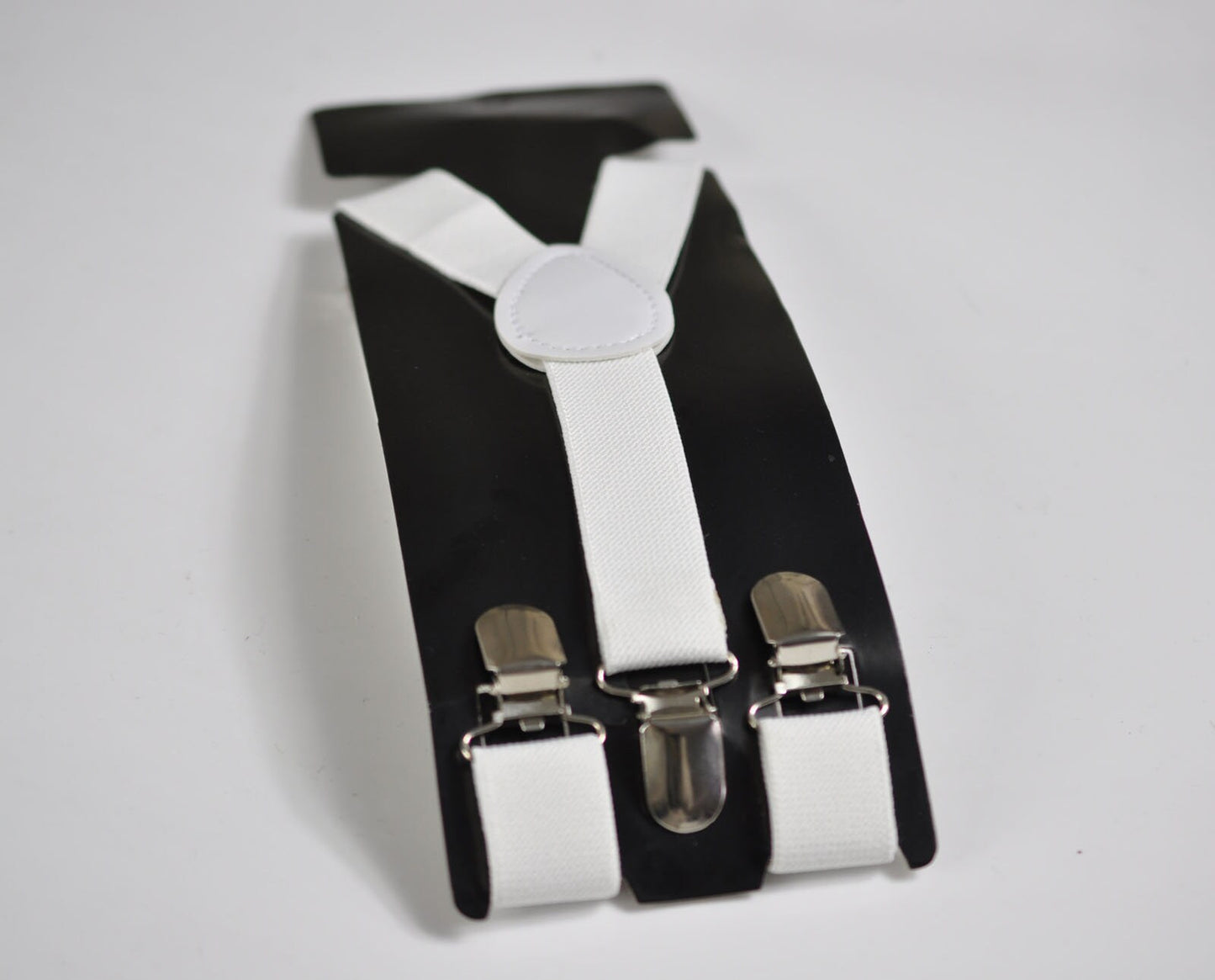 Boy Kids Page Boy Fishbone Stripes Pattern Cotton Bow Tie + Black or White Suspenders Braces Set Fits 1-6 Years Old Wedding Party