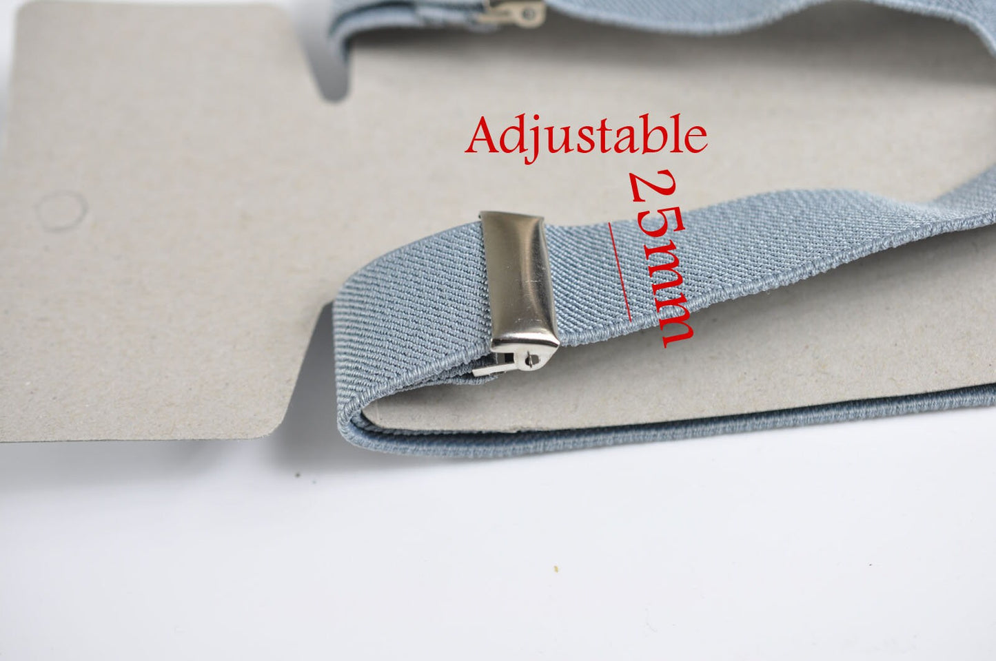 Boy Kids Page Boy ELEMENTS STRIPE GREY Stripes Pattern Cotton Bow Tie + Grey Solid Suspenders Braces Set Fits 1-6 Years Old Wedding Party