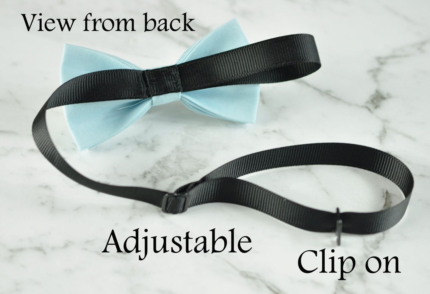 Baby Blue Light Blue Cotton Bow tie Bowtie + Khaki Light Brown Elastic Suspenders Braces for Baby infant / Boy Kids / Youth Teenage