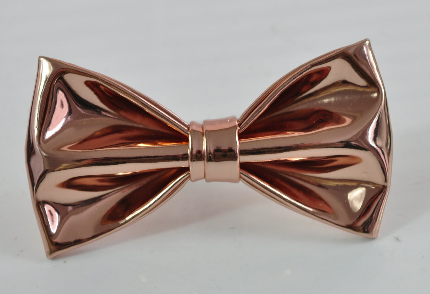 Rose Gold Golden Shining Faux Leather PVC Bow Tie Bowties Wedding Party for Men / Youth Teenage / Boy Kids / Baby Infant