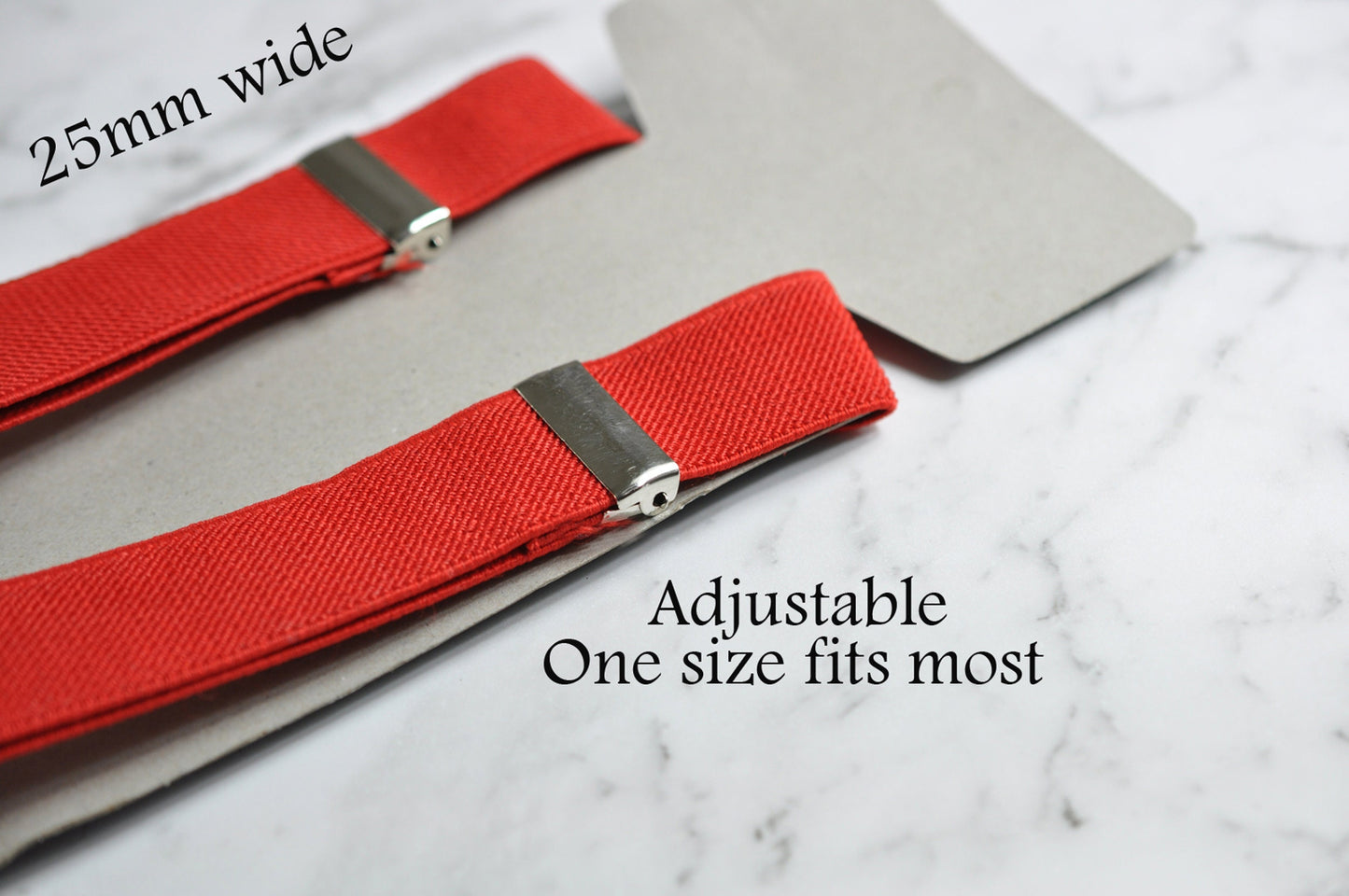 Xmas Christmas Deer Elks Pattern Red Cotton Bow Tie Bowtie + Red Elastic Suspender Braces for Men / Youth Teenage / Kids Boy / Infant Baby