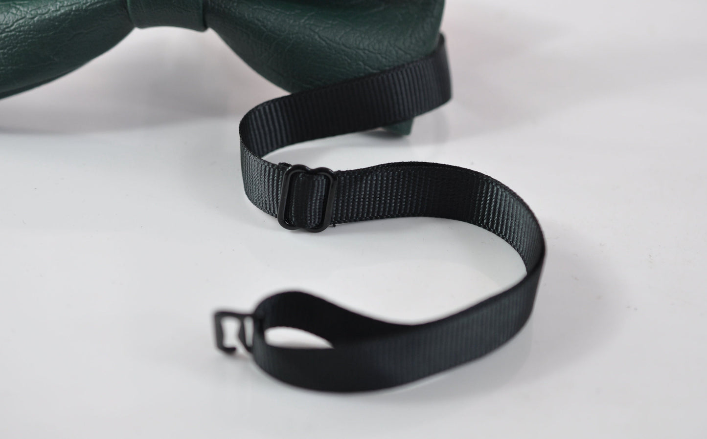 Dark Emerald Hunter Green or Green + Gold 2 Layesr Faux Leather Bow tie for Men / Youth Teenage / Boy Kids / Baby Infant Toddler