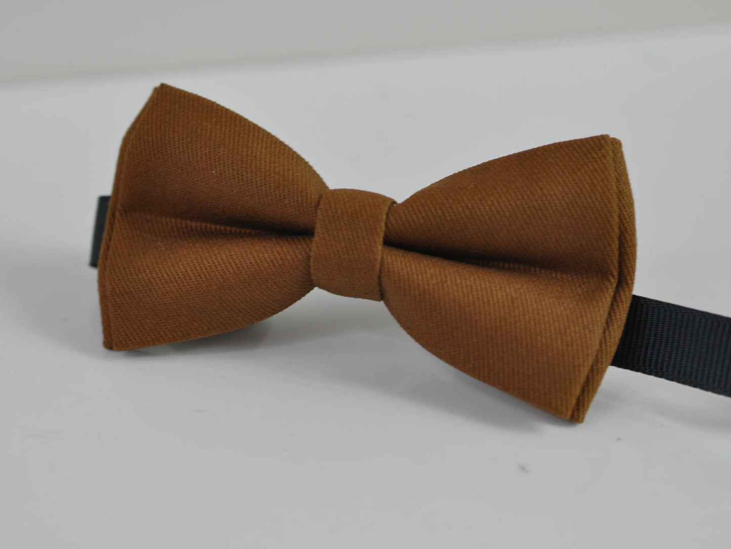 Toffee Brown Cotton Pretied Handmade Bow tie Bowtie for Kids Boy Toddler fits 1-6 Years Old