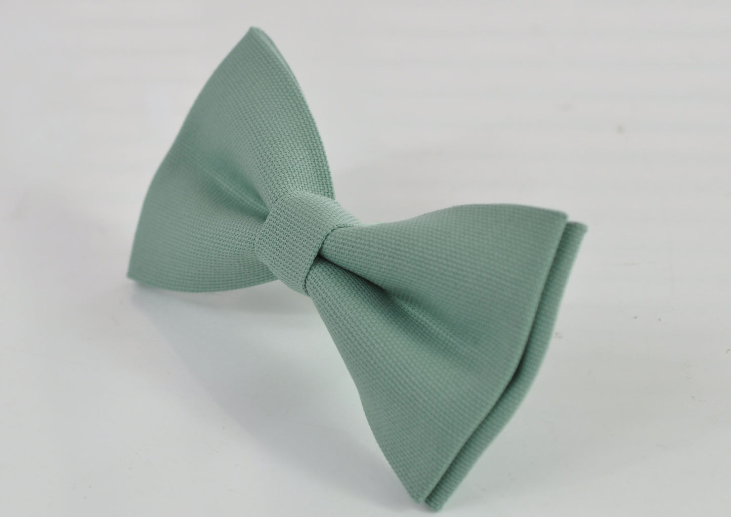 Sage Green Cotton Bow tie + Emerald Green Elastic Suspenders Braces for Men / Youth Teenage / Boy Kids / Baby Infant Toddler Wedding Prom