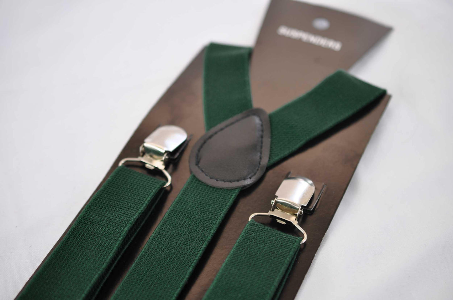 Sage Green Cotton Bow tie + Emerald Green Elastic Suspenders Braces for Men / Youth Teenage / Boy Kids / Baby Infant Toddler Wedding Prom