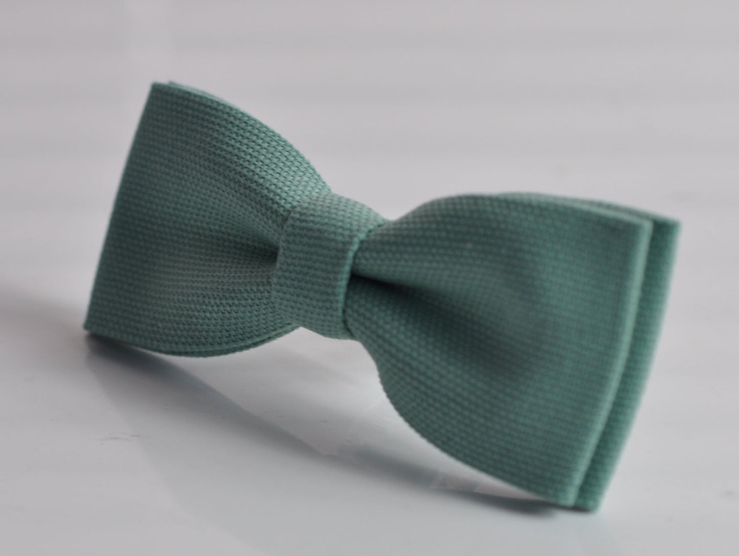 Sage Green Cotton Pre tied SKINNY NARROW Bow Tie Bowtie for Men Adult / Youth Teenage / Boy Kids / Baby Infant Toddler Wedding Prom
