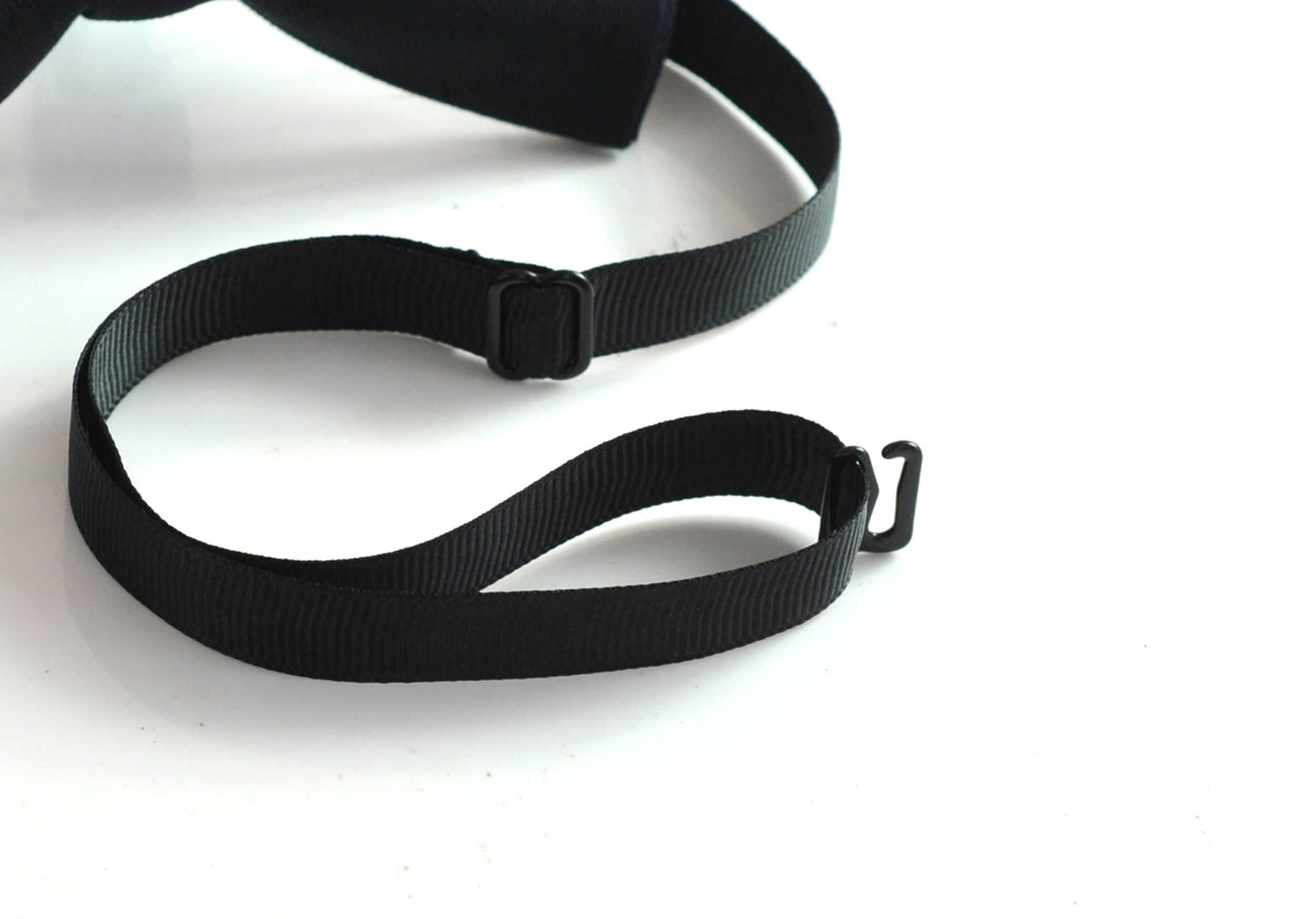 Dark Navy Blue Cotton Bow tie + Toffee Brown Elastic Faux Leather Suspenders Braces for Baby infant Toddler / Boy Kids / Youth / Adult Men