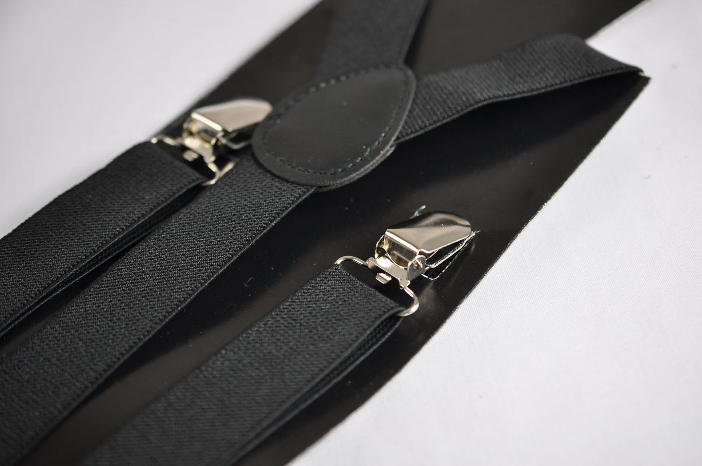 Black Cotton Bow tie + matched Elastic Suspenders Braces for Men adult / Youth Teenage / Kids Boy / Infant Toddler Page boy Ring Bearer