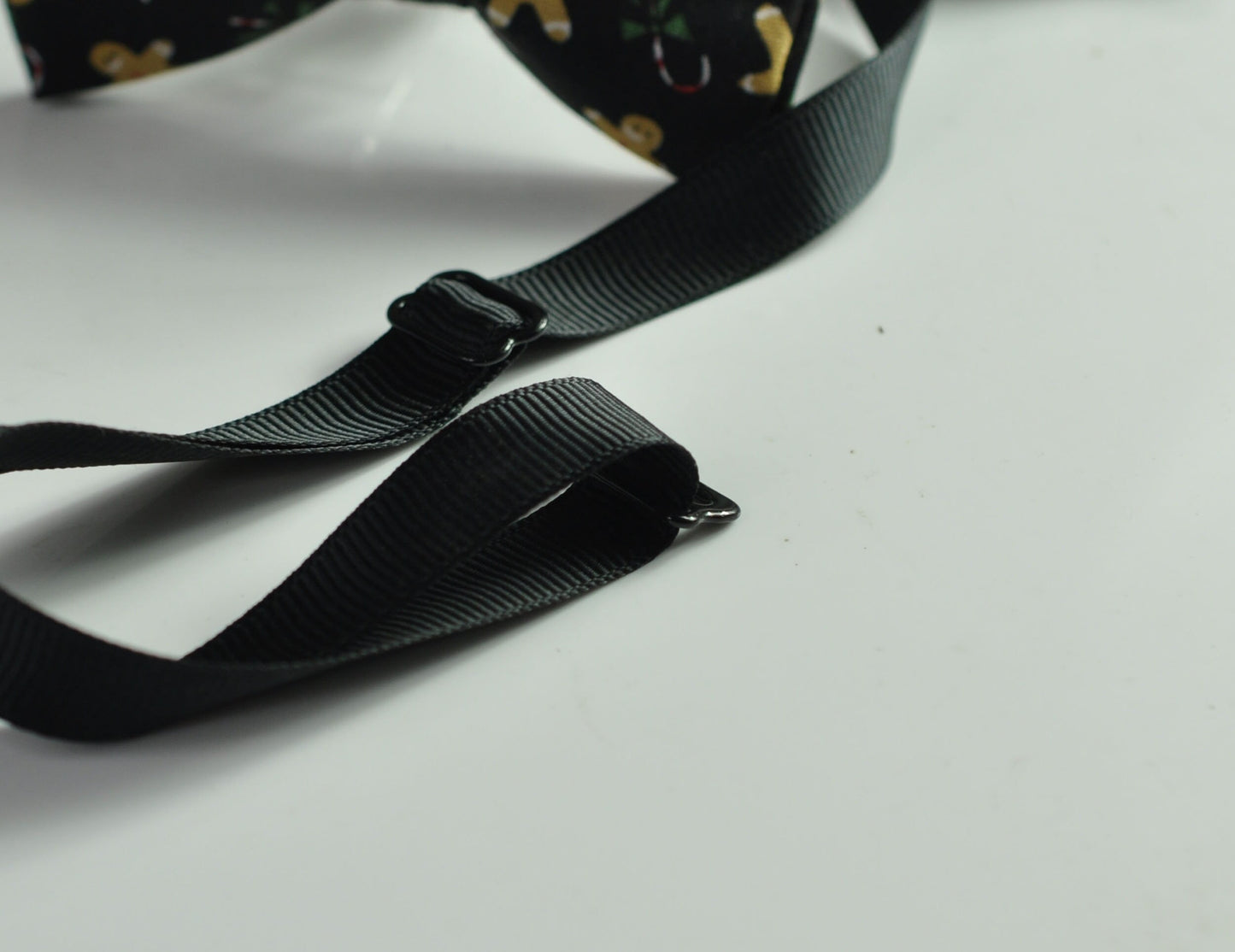 Xmas Christmas Gingerbread Man Cotton Pretied Black Yellow Bow Tie for Men Adult / Youth Teenage / Boy Kids / Baby Infant Toddler