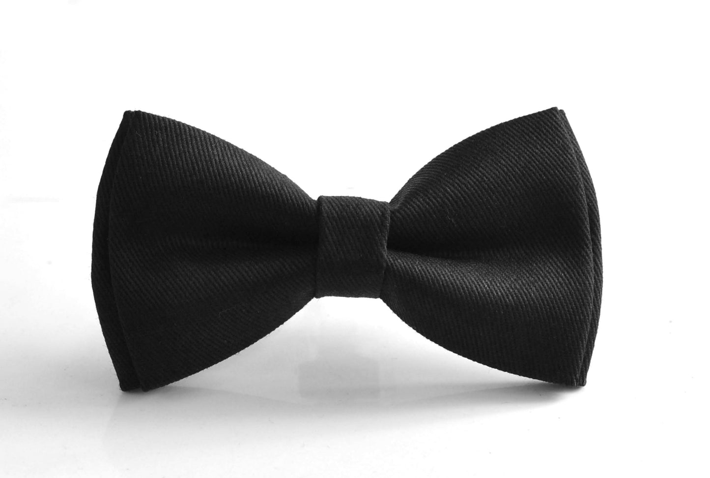 Black Pretied Cotton Bow Tie Bowtie For Men Adult / Youth Teenage / Boy Kids / Infant Toddler Baby