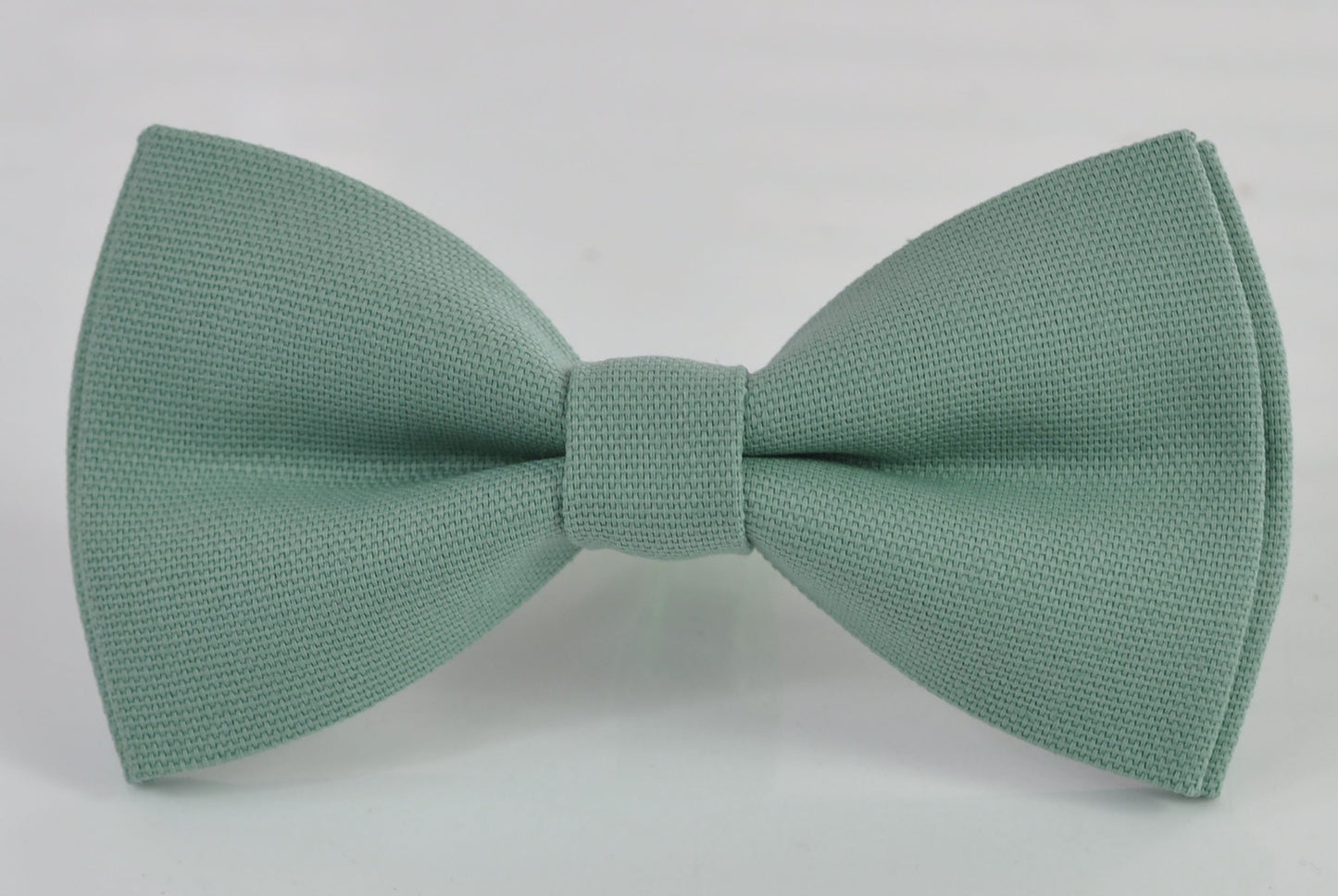 Sage Green Cotton Bow tie + Elastic Suspenders Braces + Pocket Square Hanky Handkerchief for Men / Youth / Boys Kids / Baby Infant
