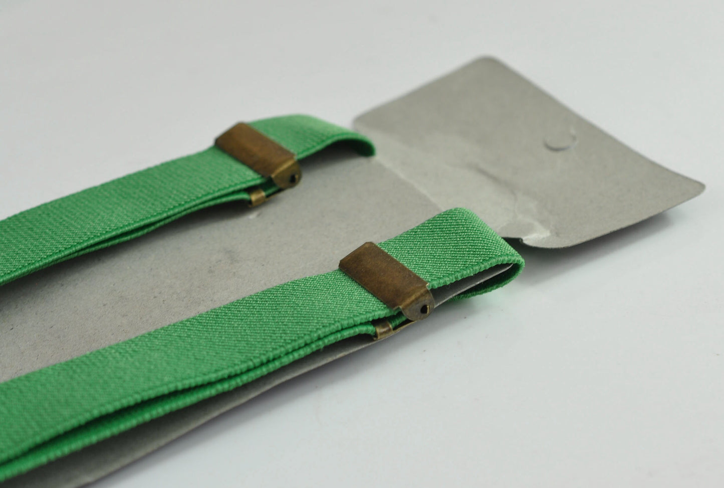 Ever Green Evergreen 25MM Elastic Y-Back Suspenders Braces Bronze Metal Clips for Men Adult / Youth / Kids Boy /Toddler Baby Infant