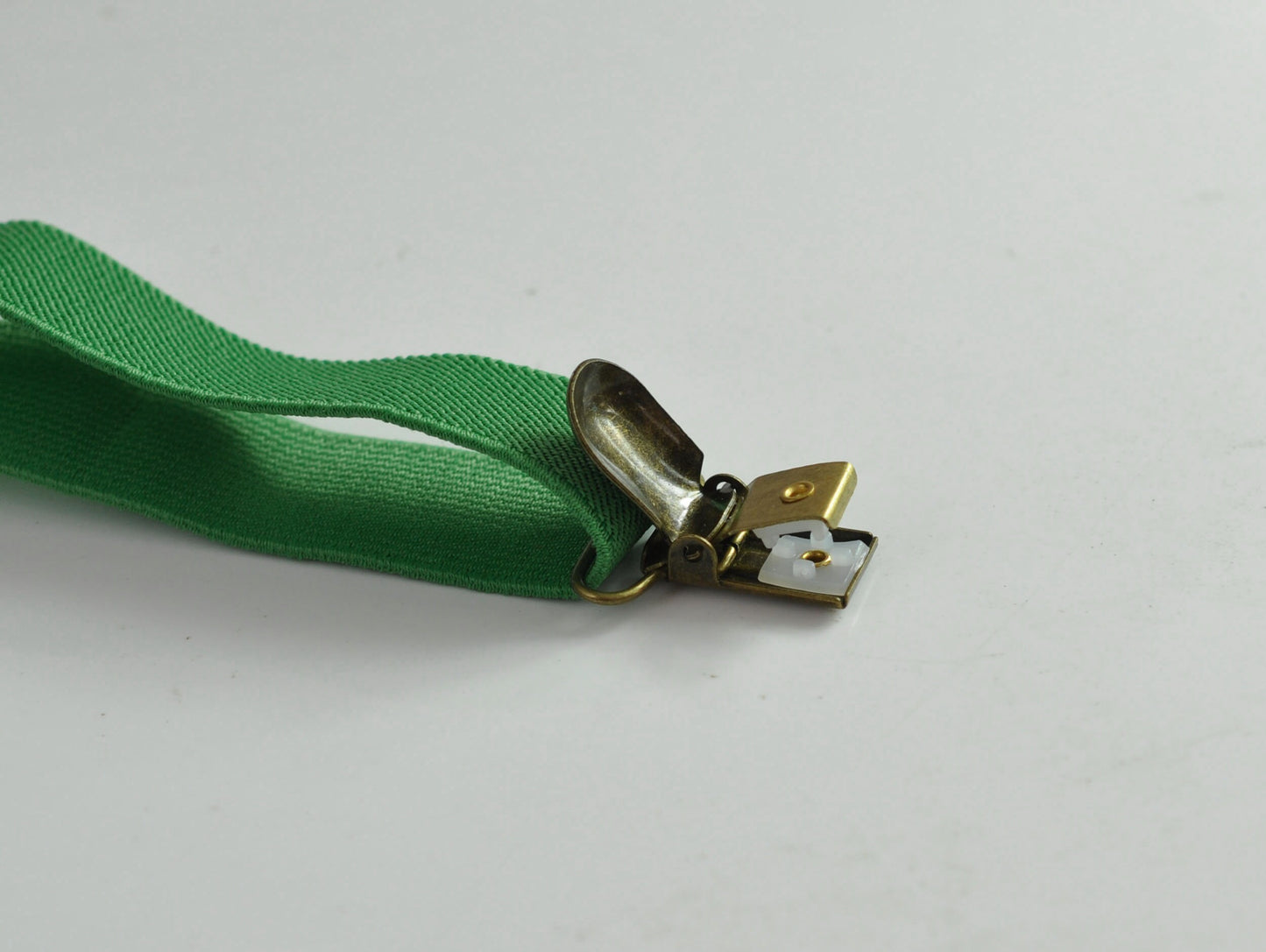 Ever Green Evergreen 25MM Elastic Y-Back Suspenders Braces Bronze Metal Clips for Men Adult / Youth / Kids Boy /Toddler Baby Infant