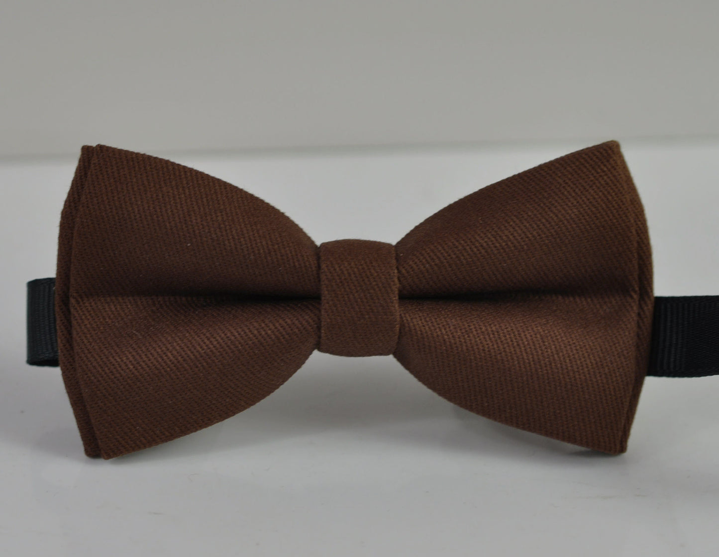 Brown Handmade Cotton Bow tie Bowtie + Brown Elastic Suspenders Braces for Men / Youth Teenage/ Boys Kids / Baby Infant Toddler