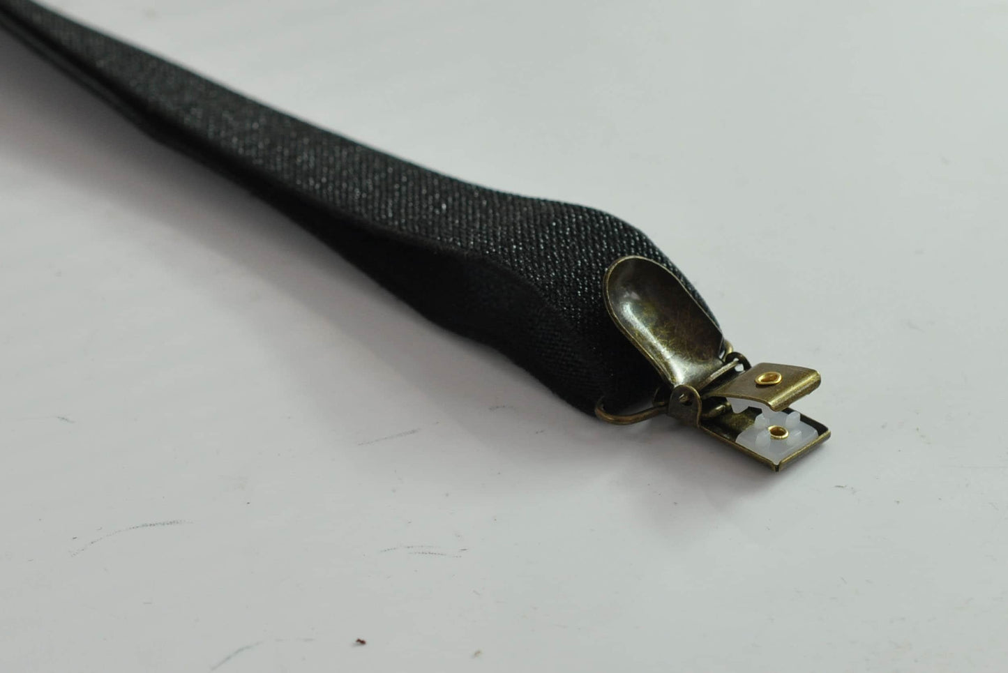 25mm Y-back Black Shining Elastic Suspenders Braces Bronze Clips for Men Adult / Youth Teenage / Boy Kids / Baby Infant Toddler