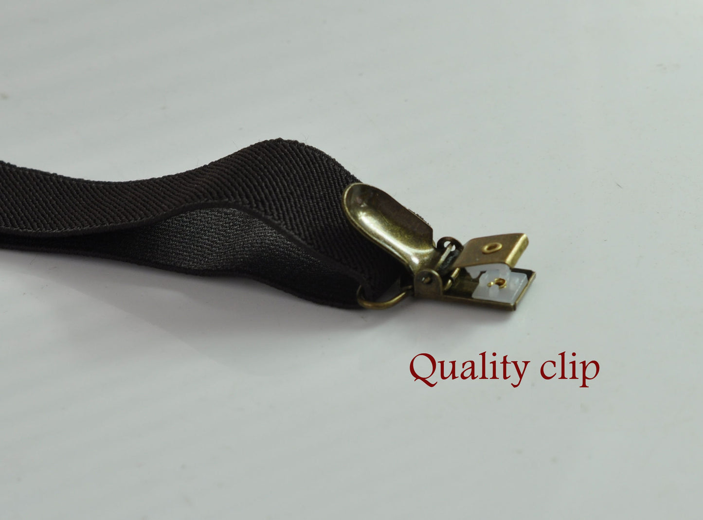 BLACK Cotton Bow tie Bowtie + Coffee Dark Brown Elastic Suspenders Braces Men / Youth Teenage/ Boys Kids / Baby Infant Toddler