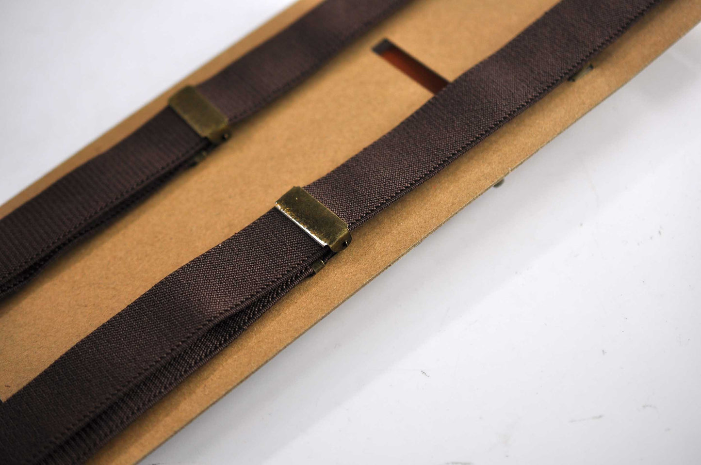 Black and Rust Terracotta Brown Bow tie Bowtie + Dark Brown Coffee Elastic Suspenders Braces Men / Youth/ Boys Kids / Baby Infant Toddler