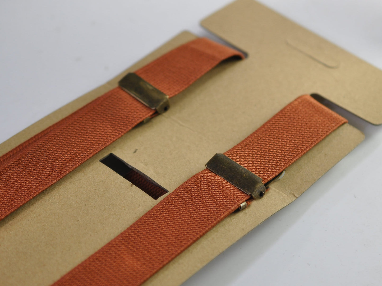 Rust Rusty Redish Brown Cotton Bow tie Bowtie + matched Elastic Suspenders Braces for Men / Youth Teenage/ Boys Kids / Baby Infant Toddler