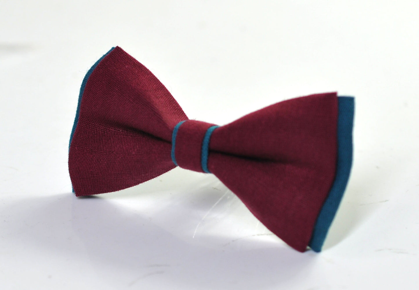 Turquoise Teal Blue and Burgundy Dark Wine Red Bow tie Bowtie + Teal Blue Suspenders Braces Men / Youth / Boys Kids / Baby Infant Toddler