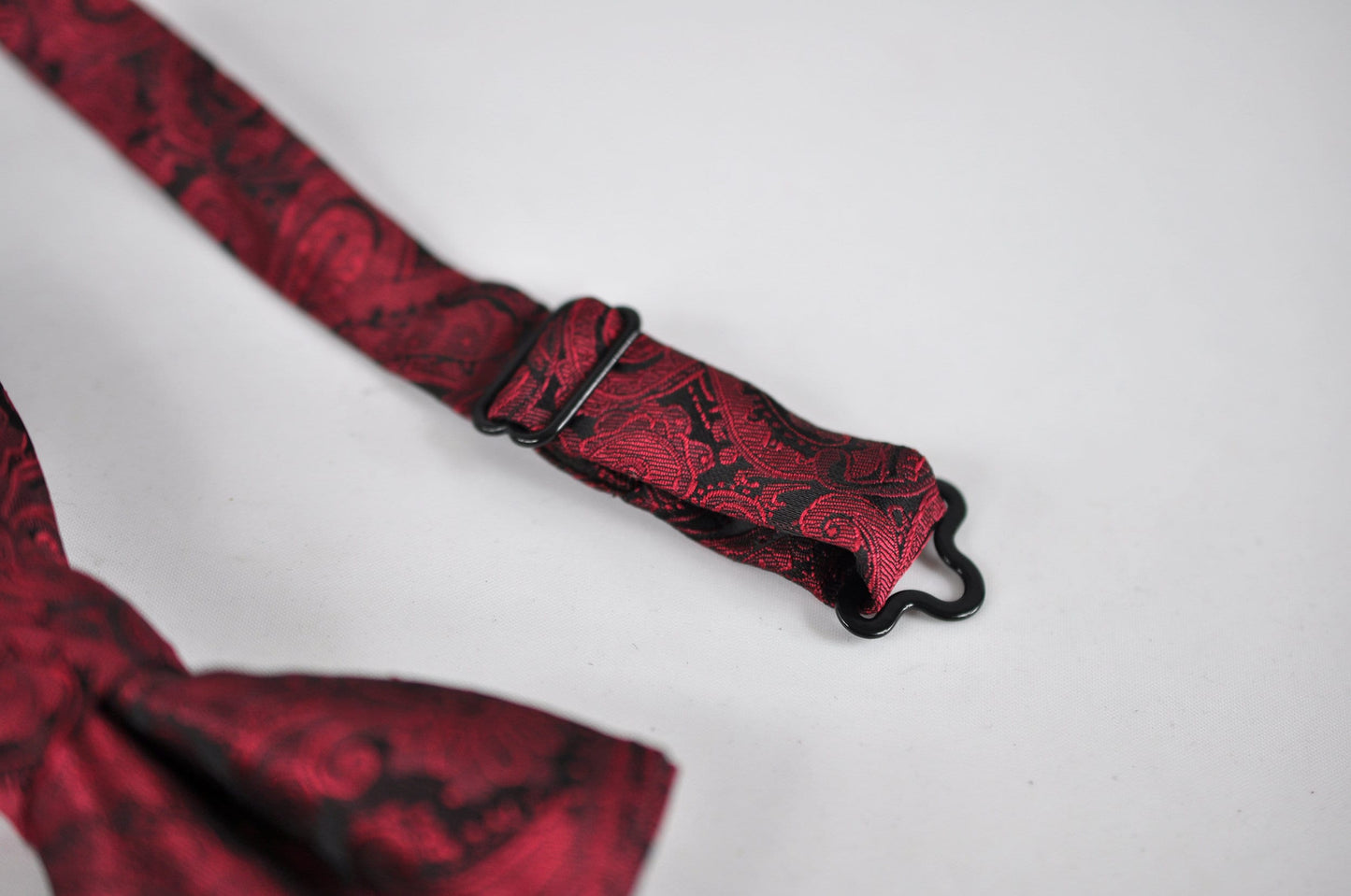 Wine Red Burgundy Yarn-dyed Polyester Silk Feel Bow tie Bowtie + matched Elastic Suspenders Braces for Men