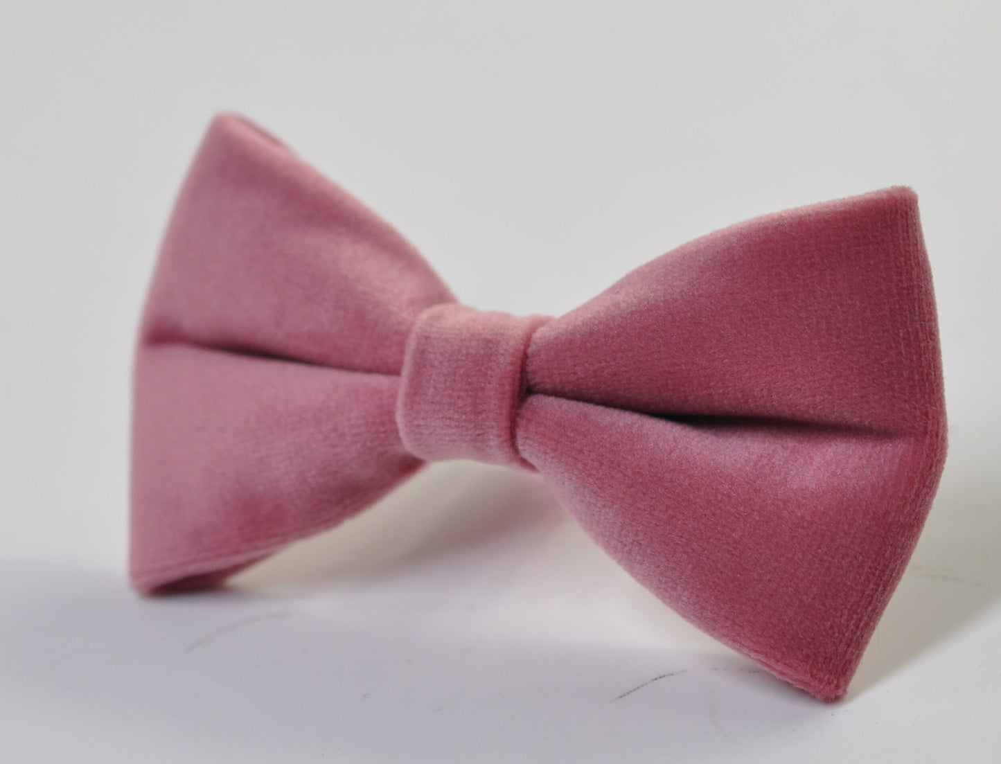 Dusty Rose Pink Velvet Pre tied Hand made Bow tie Bowtie for Men Adult / Youth Teenage / Boy Kids / Baby Infant Toddler
