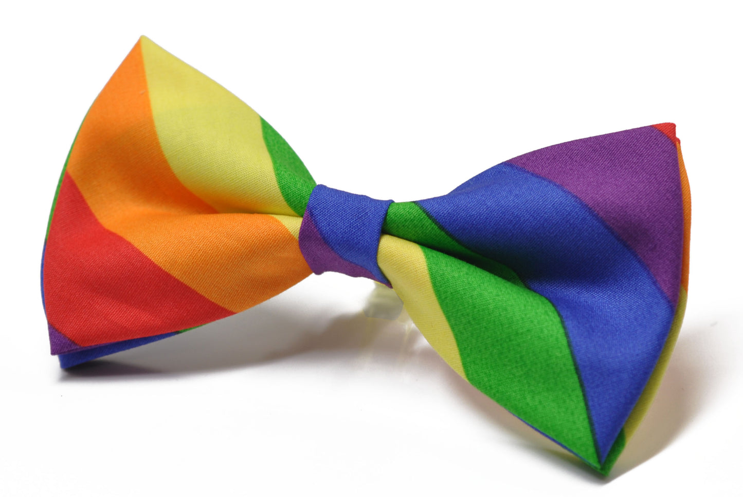 Rainbow Handmade Pre tied Bow tie  Bow tie + Matched Pocket Square Formal Hanky Handkerchief Men Women Unisex